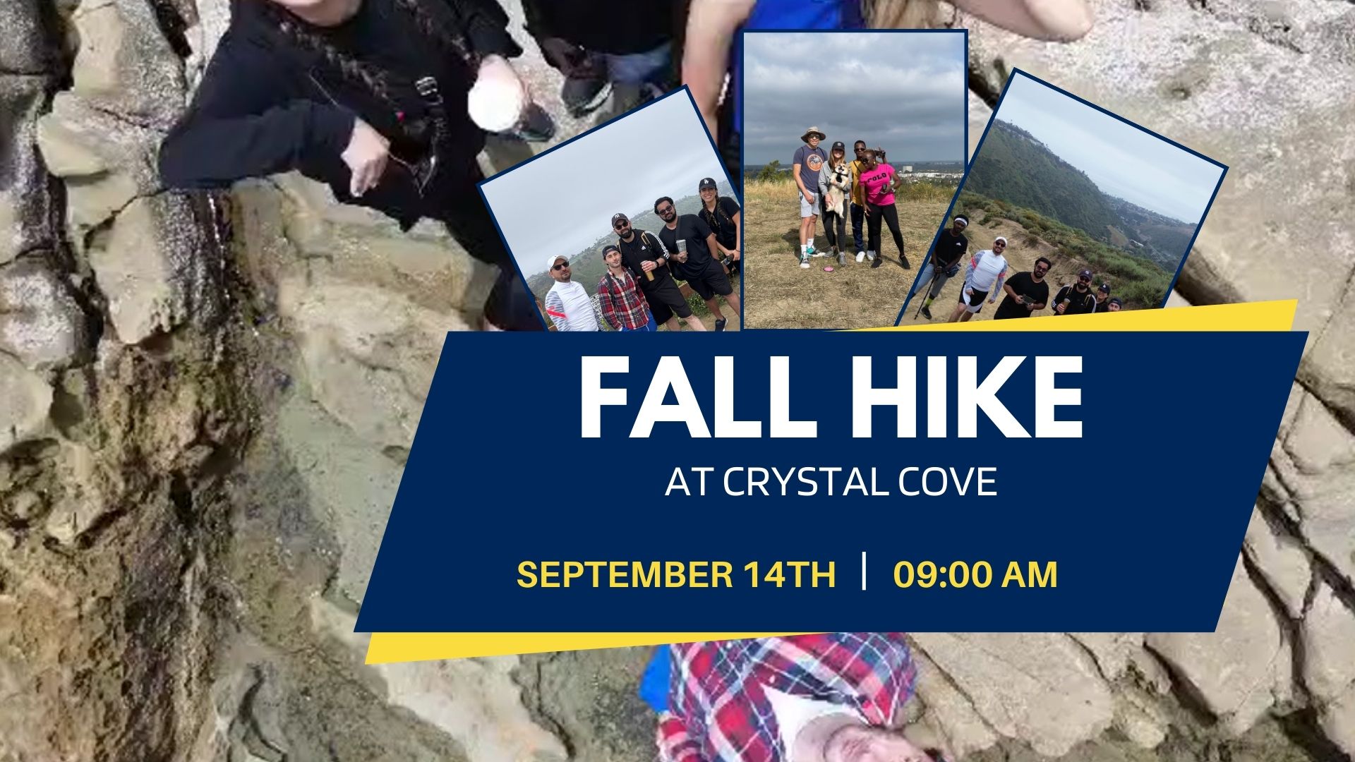 Westcliff University Student Life - Fall Hike at Crystal Cove