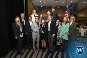 Westcliff University's leadership team at OCBJ awards